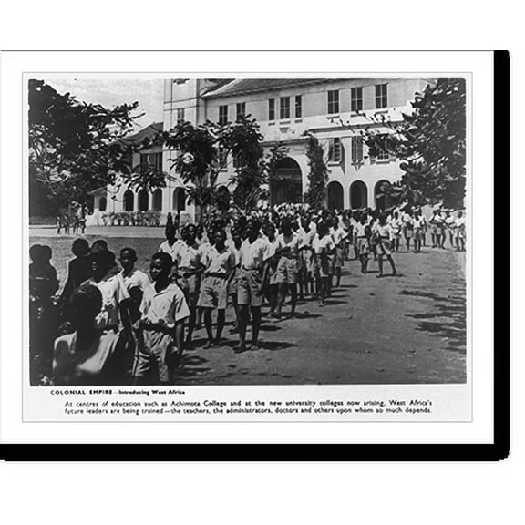 Historic Print, Colonial Empire - Introducing West Africa, 16" x 20"