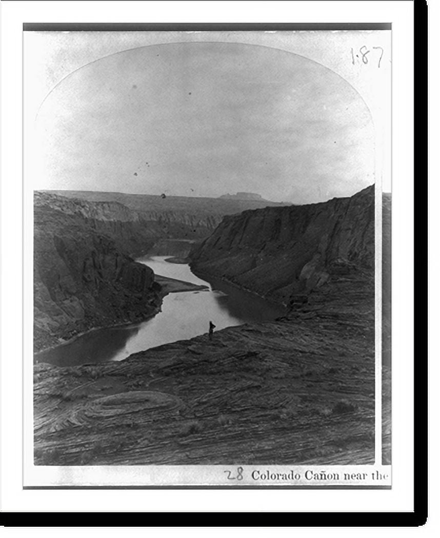 Historic Print, Colorado Cañon near the San Juan, Arizona., 16" x 20