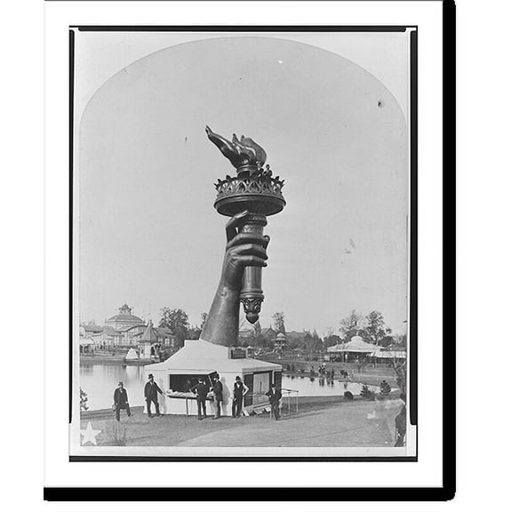 Historic Print, Colossal hand and torch Liberty"", 18" x 24"