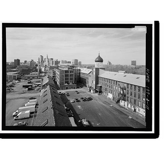 Historic Print, Colt Fire Arms Company, East Armory Building, 36-150 Huyshope Avenue, 17-170 Van Dyke Avenue, 49, Hartford, Hartford County, CT - 11, 16" x 20"