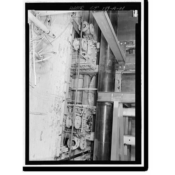 Historic Print, Colt Fire Arms Company, East Armory Building, 36-150 Huyshope Avenue, 17-170 Van Dyke Avenue, 49, Hartford, Hartford County, CT - 21, 18" x 24"