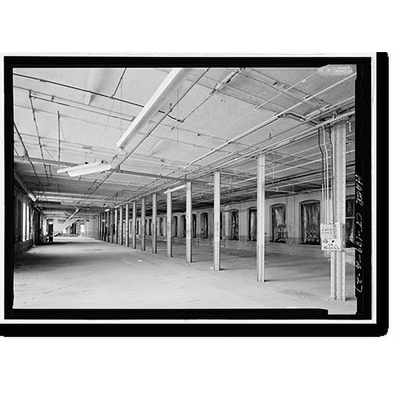 Historic Print, Colt Fire Arms Company, East Armory Building, 36-150 Huyshope Avenue, 17-170 Van Dyke Avenue, 49, Hartford, Hartford County, CT - 27, 18" x 24"