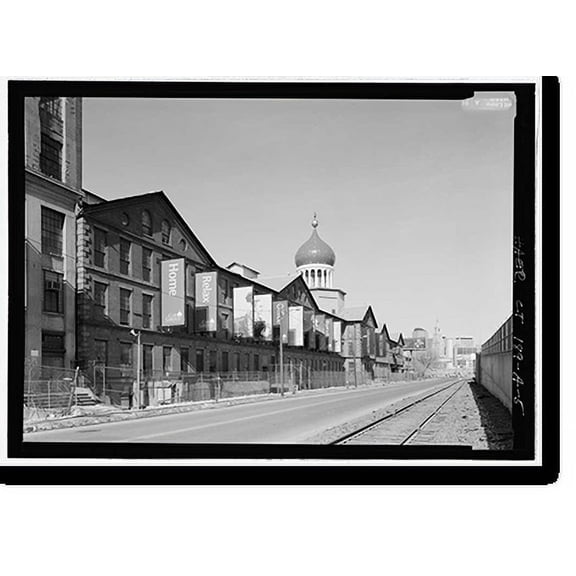Historic Print, Colt Fire Arms Company, East Armory Building, 36-150 Huyshope Avenue, 17-170 Van Dyke Avenue, 49, Hartford, Hartford County, CT - 5, 16" x 20"