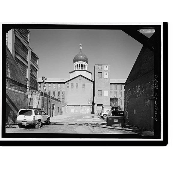 Historic Print, Colt Fire Arms Company, East Armory Building, 36-150 Huyshope Avenue, 17-170 Van Dyke Avenue, 49, Hartford, Hartford County, CT - 9, 18" x 24"
