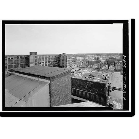 Historic Print, Colt Fire Arms Company, South Armory Building, 36-150 Huyshope Avenue, 17-170 Van Dyke Avenue, 49, Hartford, Hartford County, CT - 4, 16" x 20"