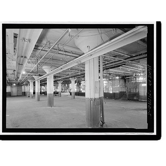 Historic Print, Colt Fire Arms Company, South Armory Building, 36-150 Huyshope Avenue, 17-170 Van Dyke Avenue, 49, Hartford, Hartford County, CT - 5, 18" x 24"