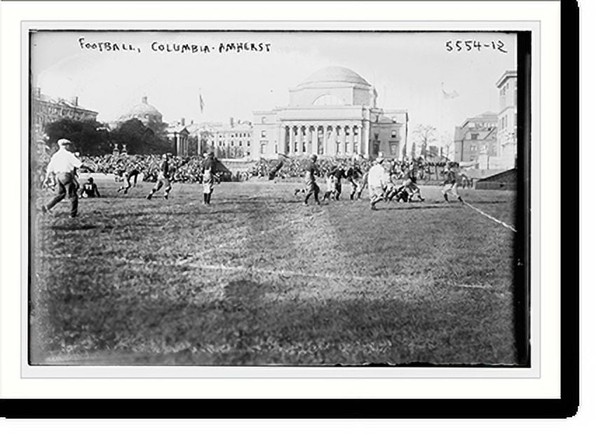 Historic Print, Columbia v. Amherst football, 16" x 20"