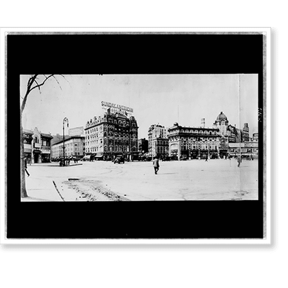 Historic Print, Columbus Circle, 16" x 20"