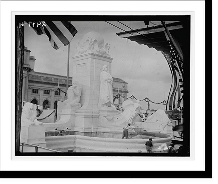 Historic Print, Columbus Day Memorial Celebration, Union Station