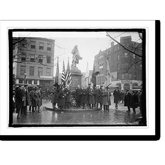 Historic Print, Commissioner Rudolph at 219 ann. of birth of Ben Franklin (Sons of Revolution), [1/17/25 - 2, 18" x 24"