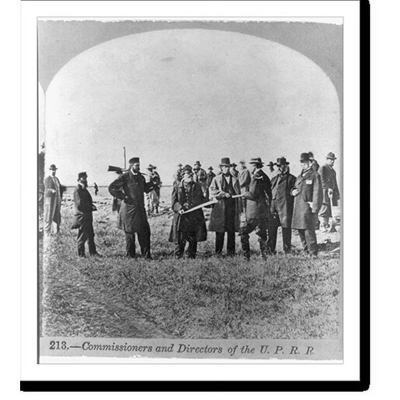 Historic Print, Commissioners and Directors of the U.P.R.R., 18" x 24"
