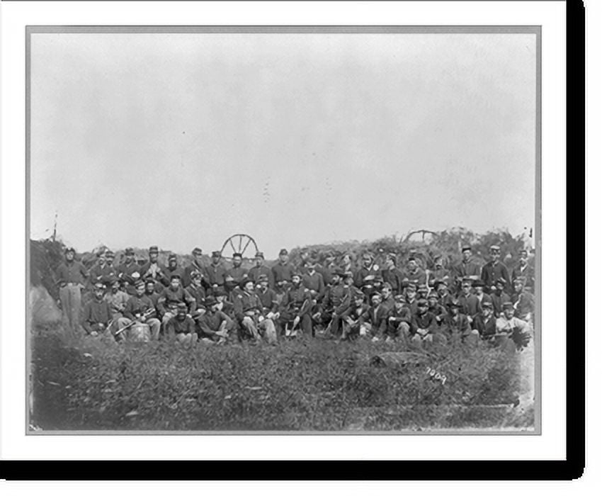 Historic Print, K, 93rd New York Infantry, at Bealton [i.e