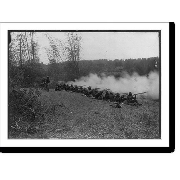 Historic Print, Company fire, 16" x 20"