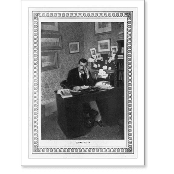 Historic Print, Conan Doyle, 18" x 24"