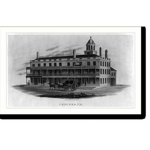 Historic Print, Concord, N.H., 16" x 20"