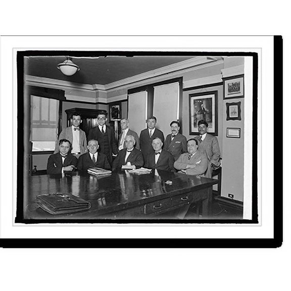 Historic Print, Conference bet. American & Mexican Federations of Labor, 8/27/25, 16" x 20"