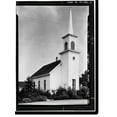 Historic Print, Congregational Church, Soquel, Santa Cruz County, CA