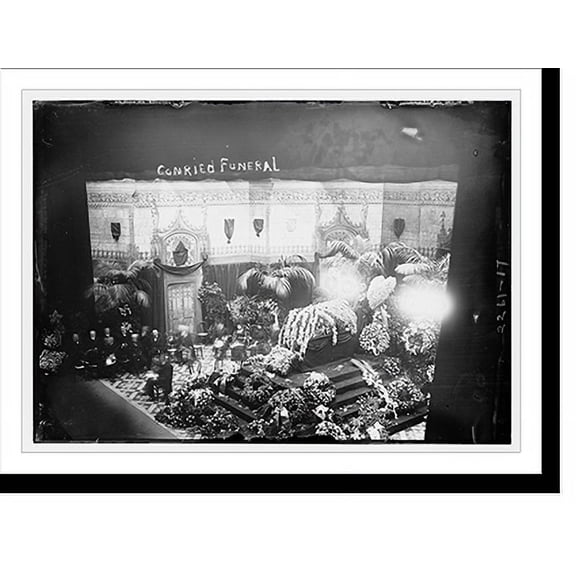 Historic Print, Conreid Funeral, 16" x 20"