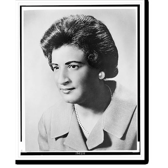 Historic Print, [Constance B. Motley, head-and-shoulders portrait, facing left], 18" x 24"