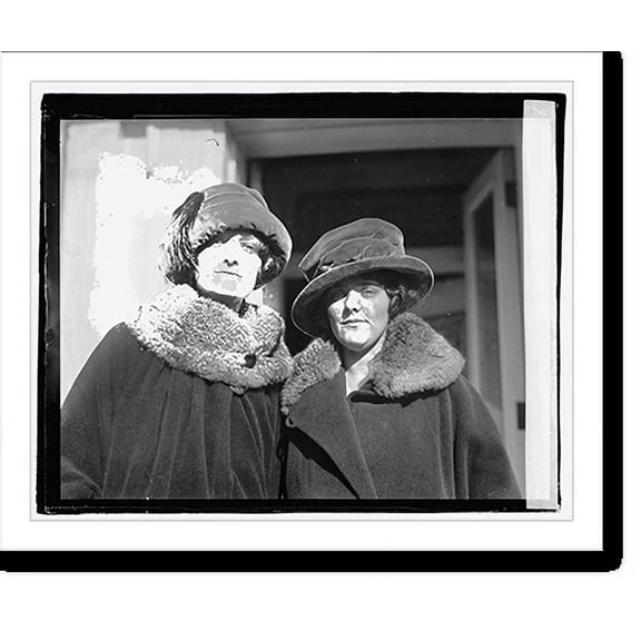 Historic Print, Constance & Marcia Foss, 12/10/21, 18" x 24"