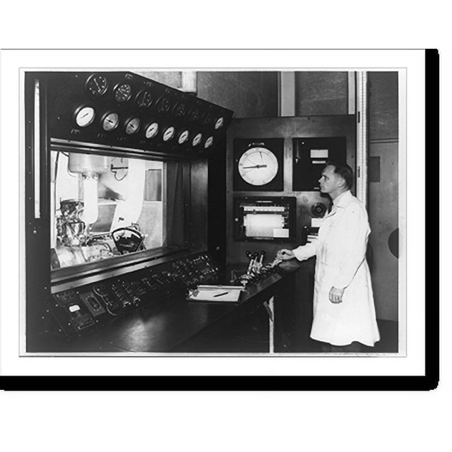 Historic Print, Control board at the Standard Oil Co., Whiting, Ind