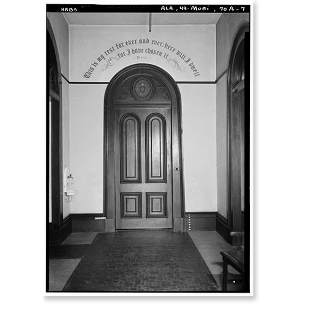 Historic Print, Convent of the Visitation, Section A, Spring Hill