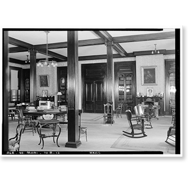 Historic Print, Convent of the Visitation, Section B, Spring Hill