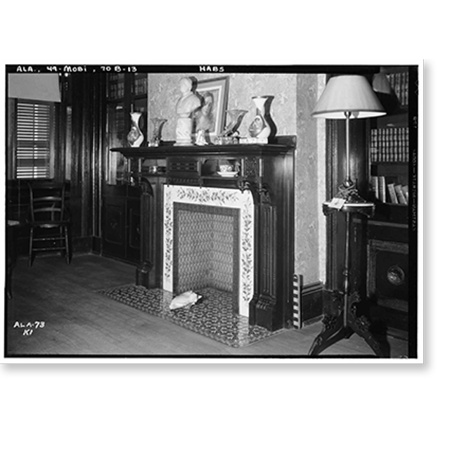 Historic Print, Convent of the Visitation, Section B, Spring Hill