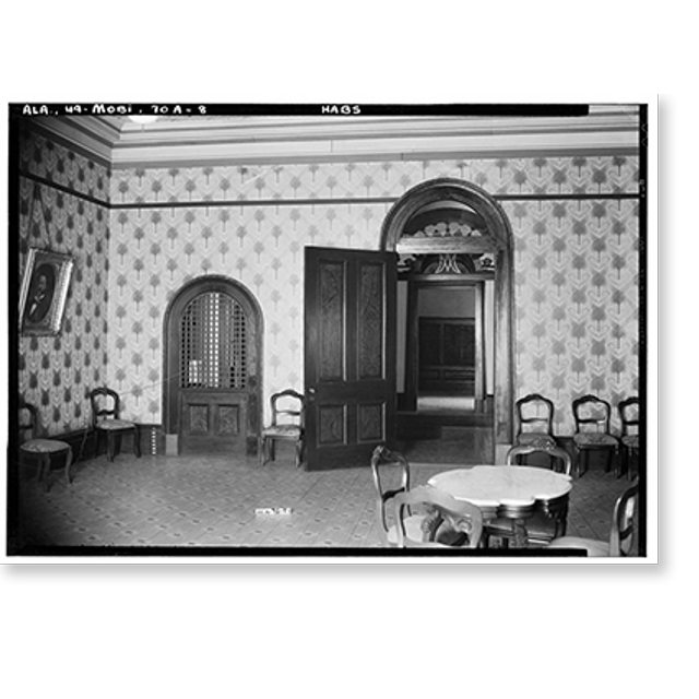 Historic Print, Convent of the Visitation, Section B, Spring Hill