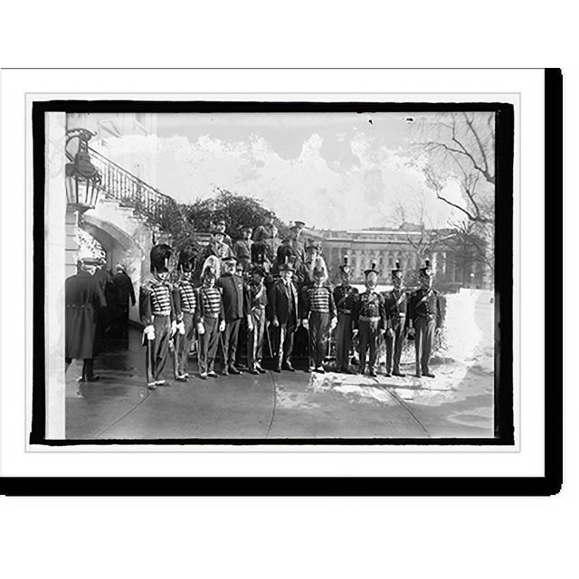 Historic Print, Coolidge with State Fencibles of Pennsylvania, 16" x 20