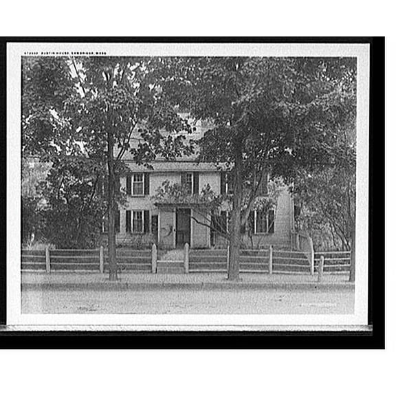Historic Print, [Cooper-Frost-] Austin House, Cambridge, Mass., 16" x 20"