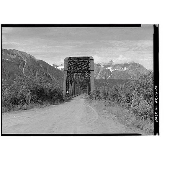 Historic Print, Copper River & Northwest Railroad, Million Dollar Bridge, Spanning Copper River at Miles Glacier, Cordova vicinity, Valdez-Cordova Census Area, AK - 10, 16" x 20"