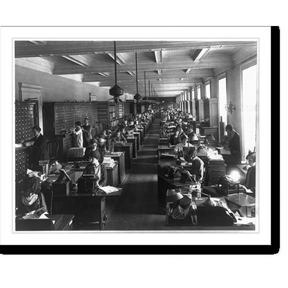 Historic Print, Copyright Office, 16" x 20"