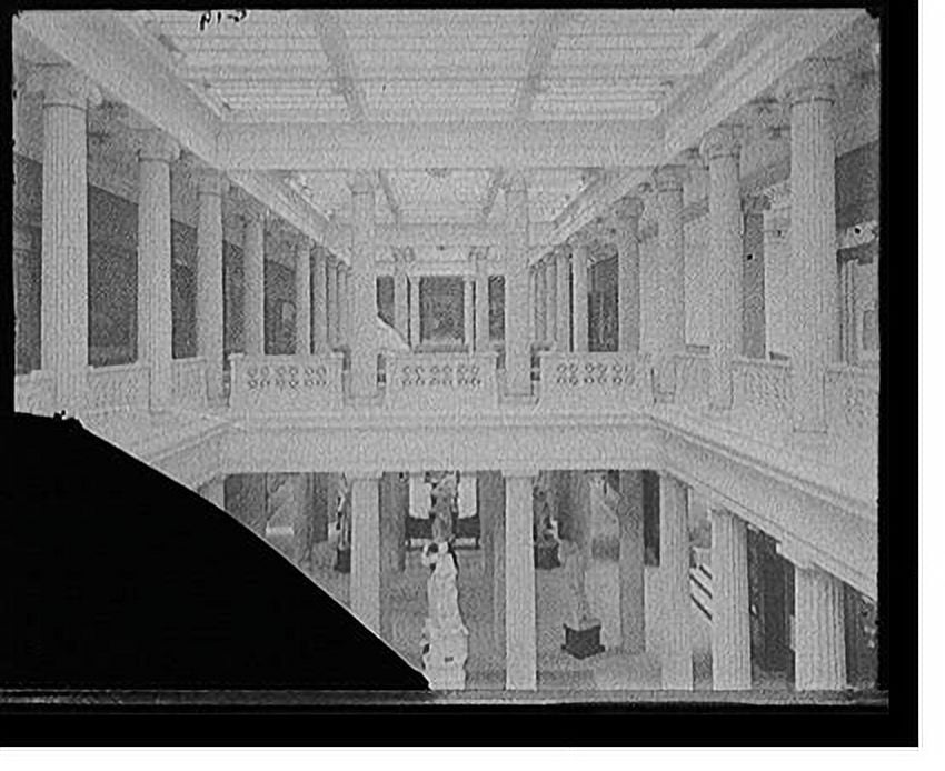 Historic Print, [Corcoran Gallery of Art, main gallery from balcony