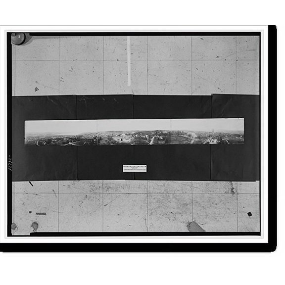 Historic Print, [Cornell Univ. from McGraw Tower embracing 360 [degrees], cyclorama view of], 16" x 20"