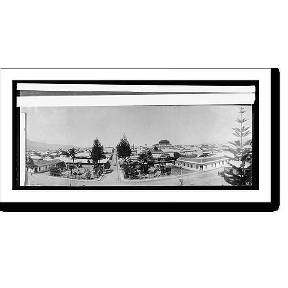 Historic Print, Costa Rica, San Jose, 16" x 20"