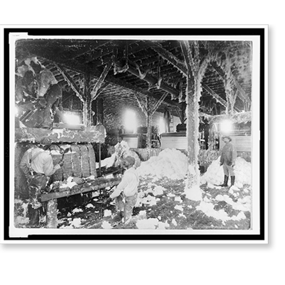 Historic Print, Cotton gin at Dahomey, Miss. - 2, 18" x 24"