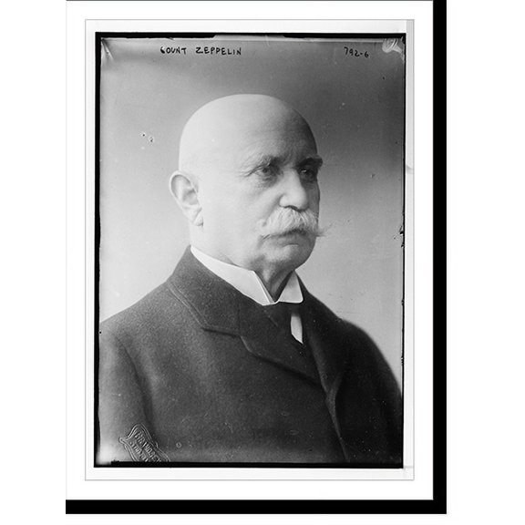 Historic Print, Count Zeppelin, 16" x 20"