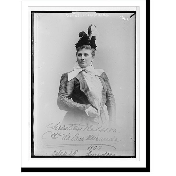 Historic Print, Countess de Casa Miranda, 16" x 20"