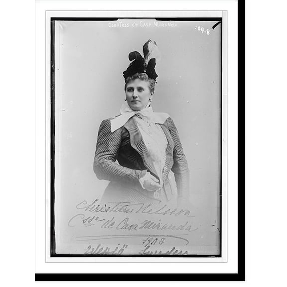 Historic Print, Countess de Casa Miranda, 18" x 24"