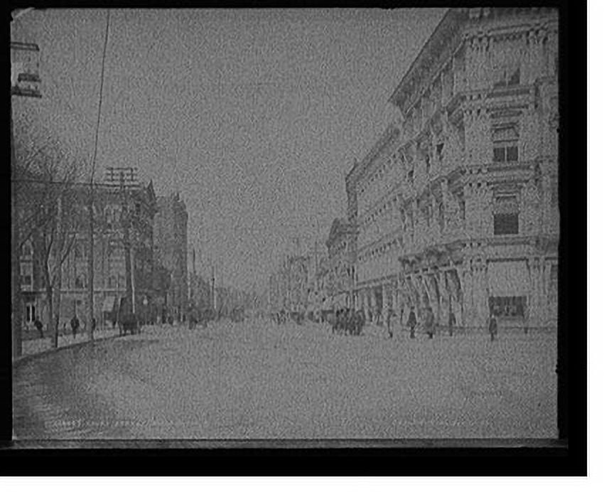 Historic Print, Court Street, Binghamton, N.Y., 16" x 20"