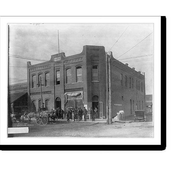 Historic Print, Courthouse, Ada, Okla., 16" x 20"