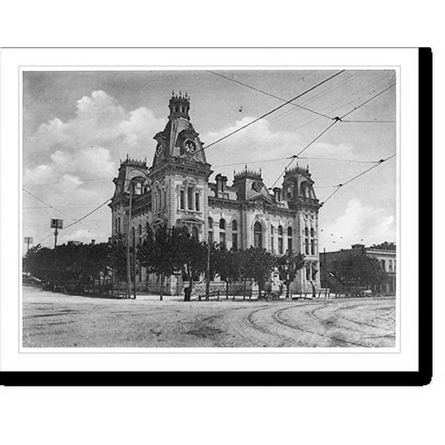 Historic Print, Courthouse, Austin, Texas, 16" x 20"