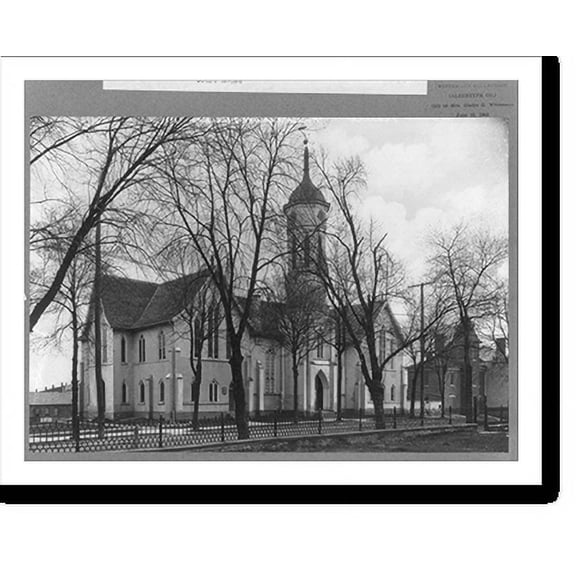 Historic Print, Courthouse, Fredericksburg, Virginia, 16" x 20"