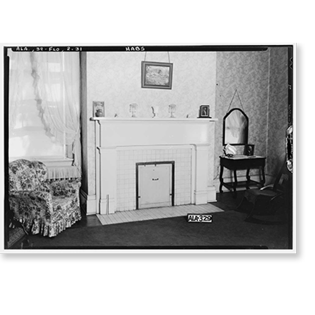 Historic Print, Courtview, 505 North Court Street, University of North