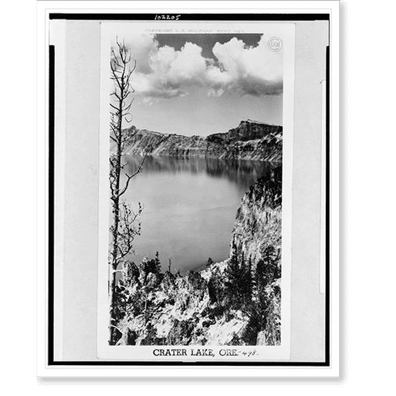 Historic Print, Crater Lake, Ore., 18" x 24"