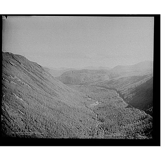 Historic Print, Crawford Notch from Mt. Willard, White Mountains - 2, 18" x 24"