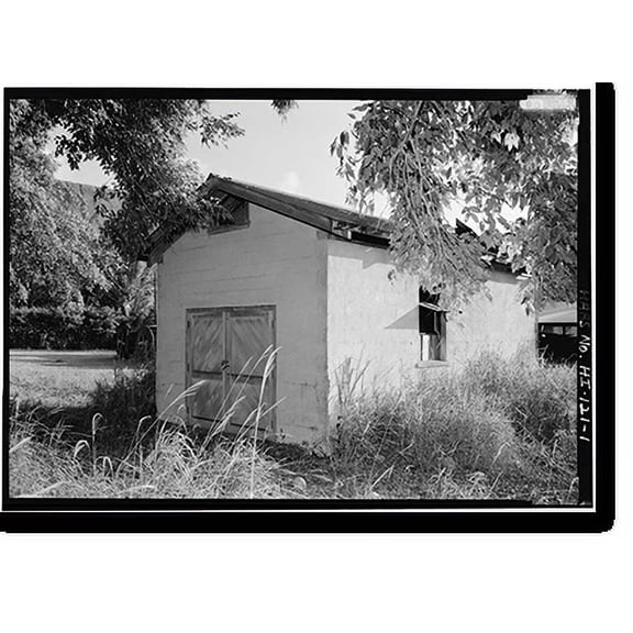 Historic Print, Crematory, Moloka'i Island, Kalaupapa, Kalawao County, HI, 16" x 20"