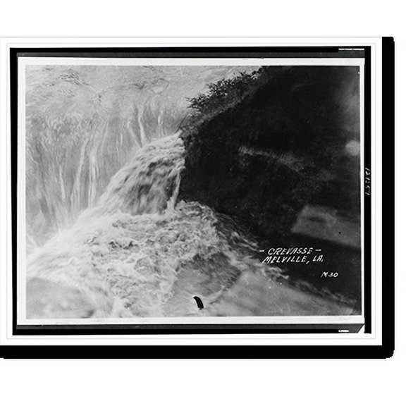 Historic Print, Crevasse - Melville, La., 18" x 24"