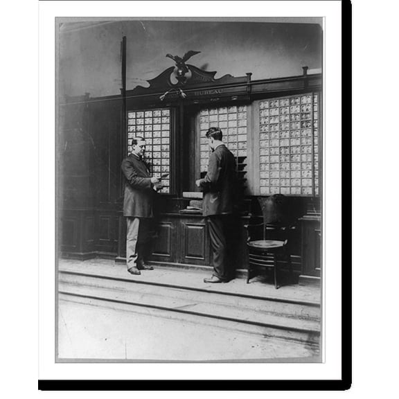 Historic Print, Crime - N.Y. Police, Rogues' Gallery. July 1909, 18" x 24"